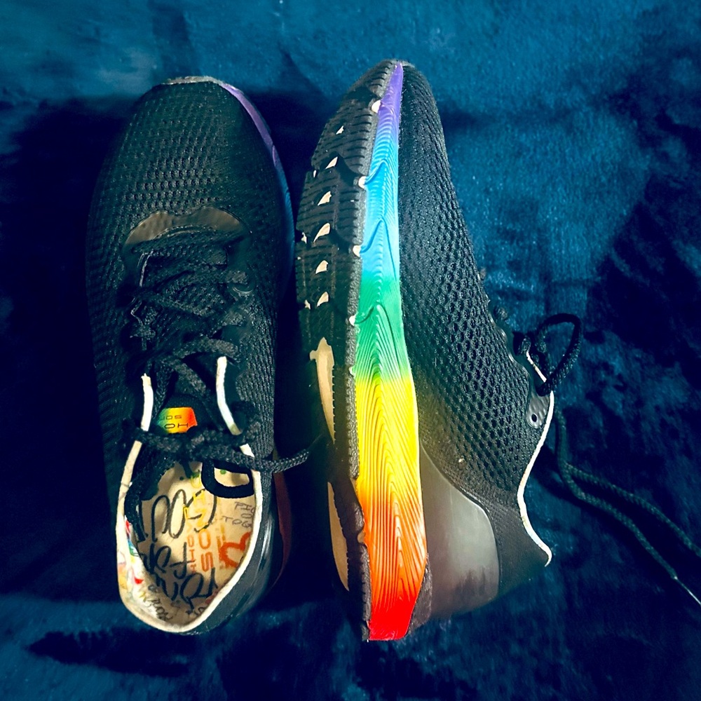 Under Armour special pride edition sneakers size 9